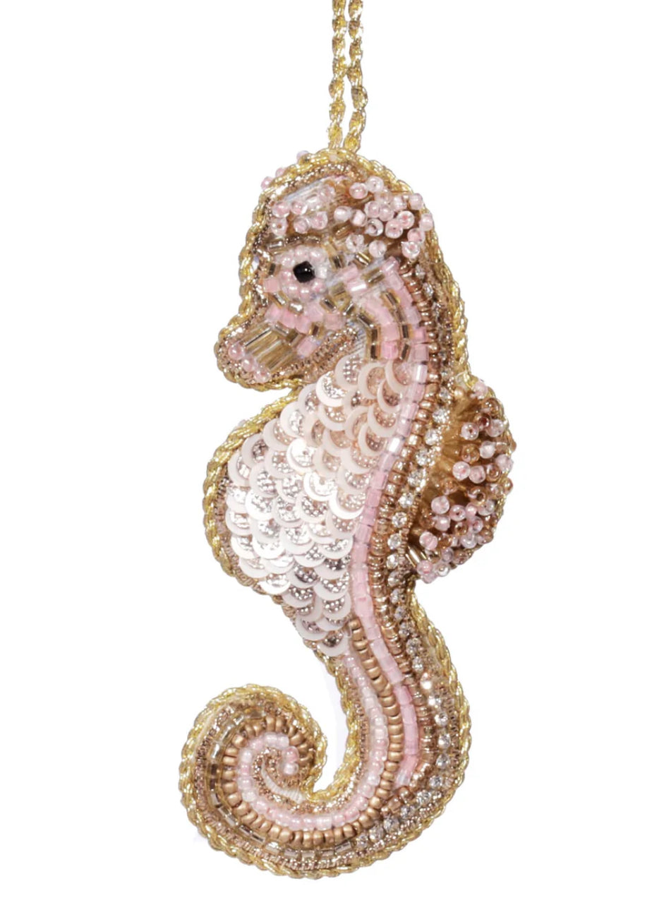 Beaded Seahorse Bag Charm