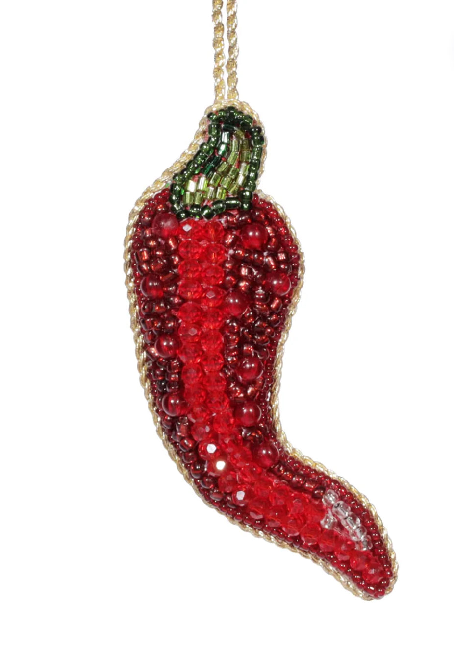 Beaded Chilli Bag Charm