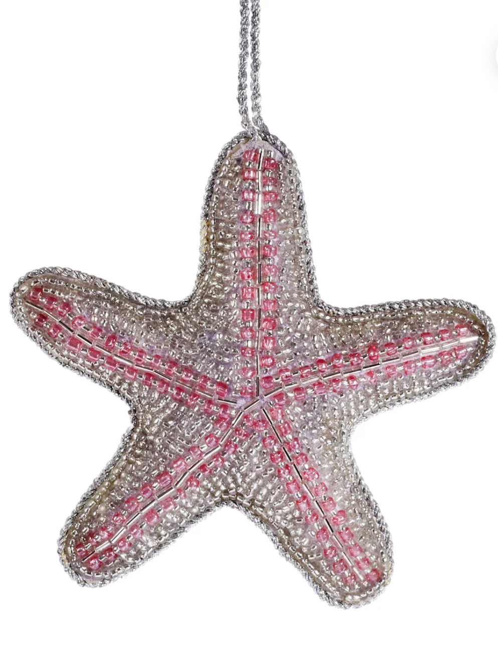 Beaded Starfish Bag Charm