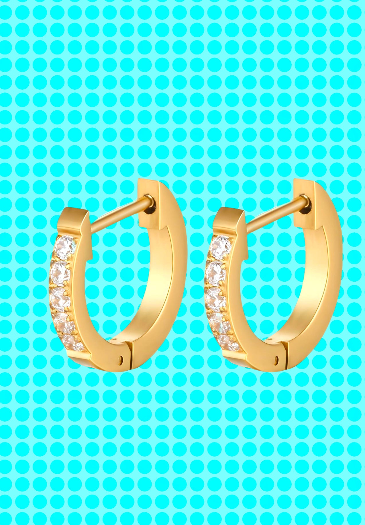 Gold Hoop Huggies