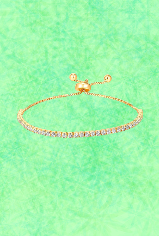 Gold Tennis Bracelet