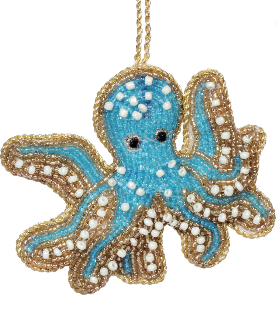 Beaded Octopus Bag Charm