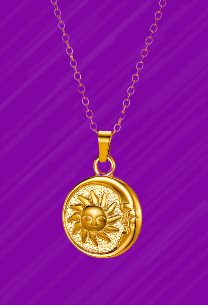 Sun and Moon Necklace