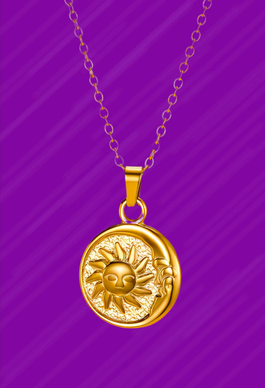 Sun and Moon Necklace