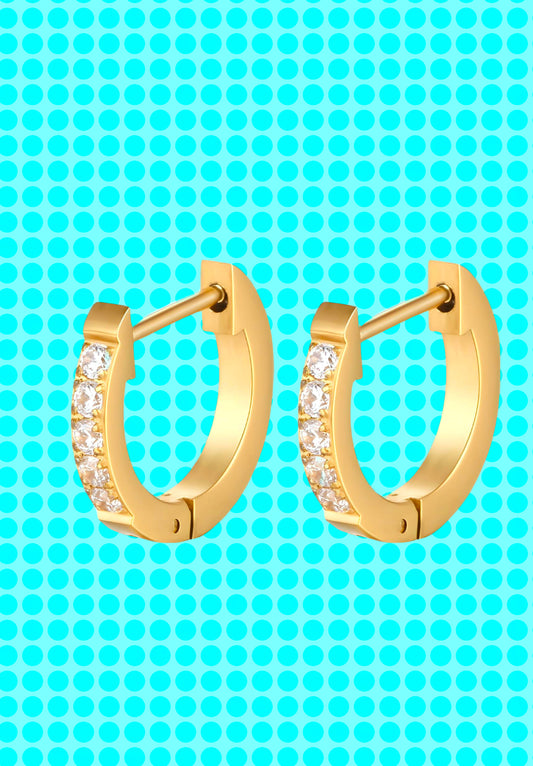 Gold Hoop Huggies